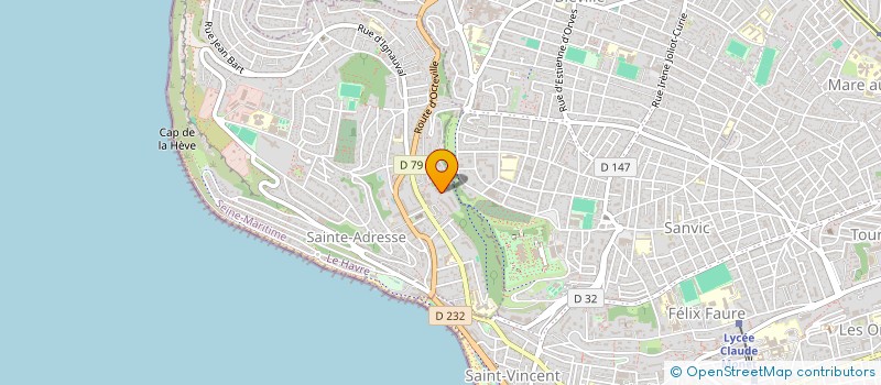 localisation de l'entreprise MONSIEUR THOMAS POIROUX à SAINTE-ADRESSE