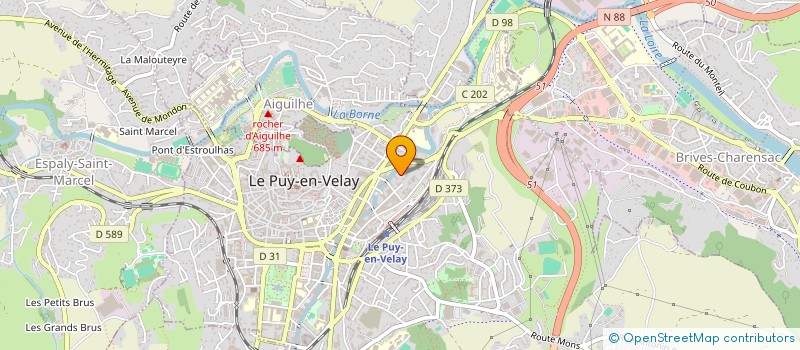 localisation de l'entreprise MONSIEUR THOMAS POISSON  LE PUY-EN-VELAY