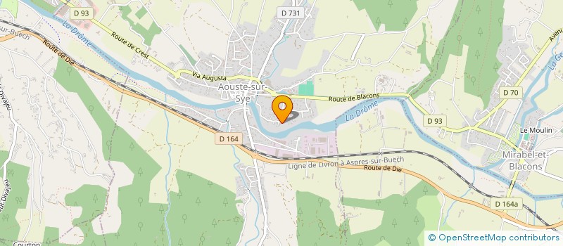 localisation de l'entreprise MONSIEUR THOMAS POLETTE  AOUSTE-SUR-SYE