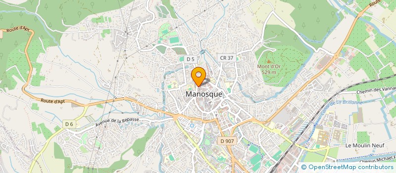 localisation de l'entreprise MONSIEUR THOMAS PONCE à MANOSQUE