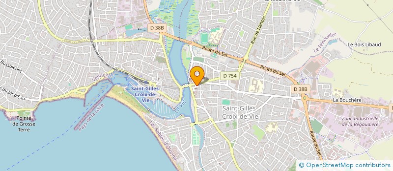 localisation de l'entreprise MONSIEUR THOMAS PONTE  SAINT-GILLES-CROIX-DE-VIE