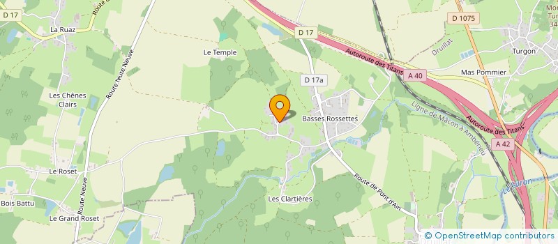 localisation de l'entreprise MONSIEUR THOMAS PONTHUS  DRUILLAT