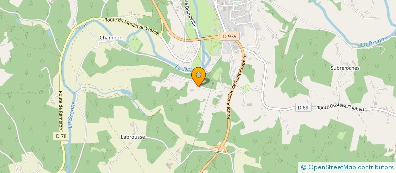 localisation de l'entreprise MONSIEUR THOMAS PONTOIS  BRANTOME EN PERIGORD