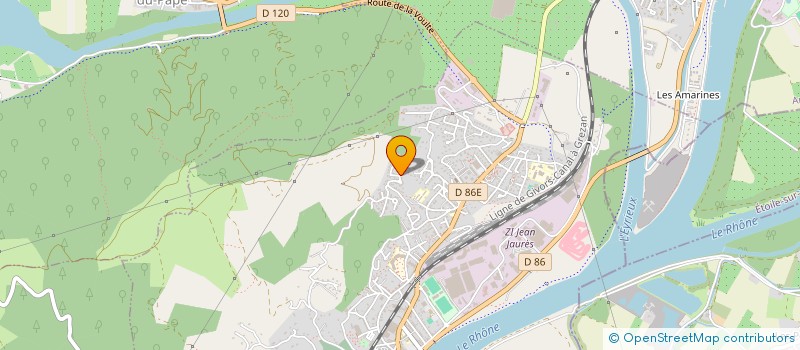 localisation de l'entreprise MONSIEUR THOMAS PORCEILLON  LA VOULTE-SUR-RHONE