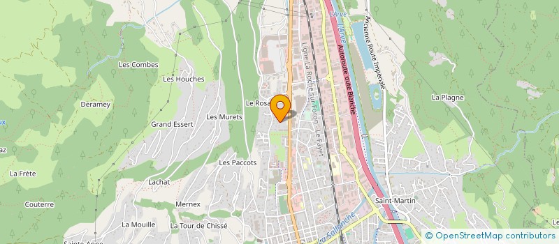 localisation de l'entreprise MONSIEUR THOMAS PORNET à SALLANCHES