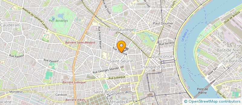 localisation de l'entreprise MONSIEUR THOMAS PORTELANCE  BORDEAUX