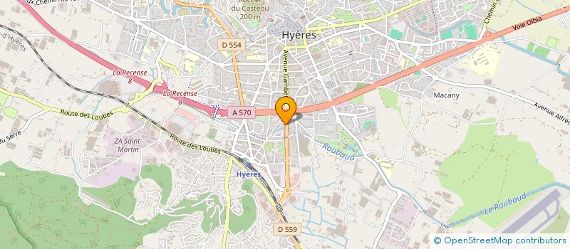 localisation de l'entreprise MONSIEUR THOMAS POTEREAU  HYERES