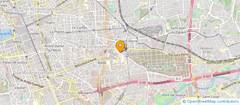 localisation de l'entreprise MONSIEUR THOMAS POTIE à MARSEILLE