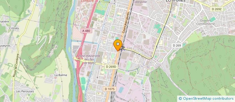 localisation de l'entreprise MONSIEUR THOMAS POUDEVIGNE  LE PONT-DE-CLAIX