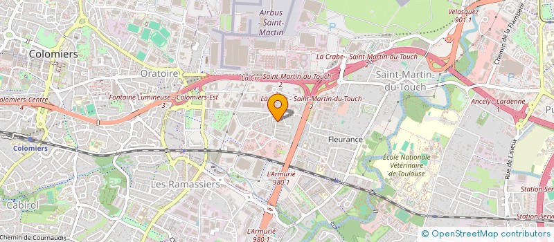 localisation de l'entreprise MONSIEUR THOMAS POUGHEON  TOULOUSE