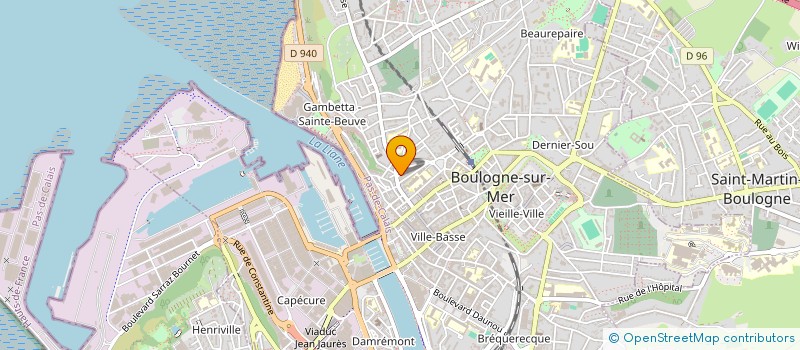 localisation de l'entreprise MONSIEUR THOMAS POULAIN à BOULOGNE-SUR-MER
