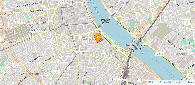 localisation de l'entreprise MONSIEUR THOMAS POULAIN  BORDEAUX