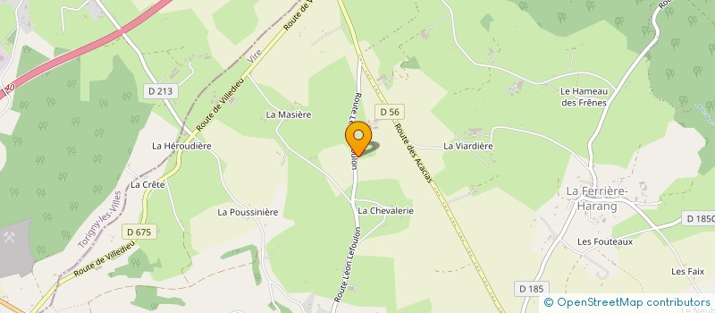 localisation de l'entreprise MONSIEUR THOMAS POULLAIN  SOULEUVRE EN BOCAGE