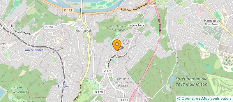 localisation de l'entreprise MONSIEUR THOMAS POUVEREL à LA CELLE-SAINT-CLOUD