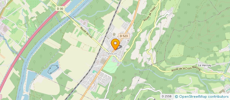 localisation de l'entreprise MONSIEUR THOMAS PRADOS  TENCIN