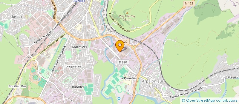 localisation de l'entreprise MONSIEUR THOMAS PRASAL à AURILLAC