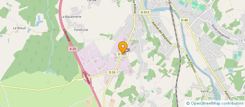localisation de l'entreprise MONSIEUR THOMAS PREVOST à ARGENTON-SUR-CREUSE