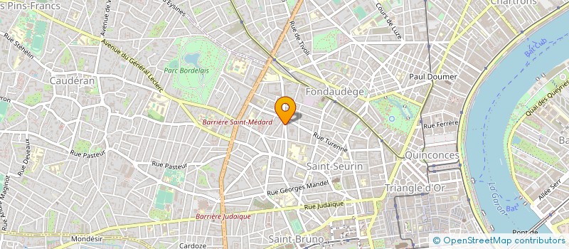 localisation de l'entreprise MONSIEUR THOMAS PREVOT à BORDEAUX