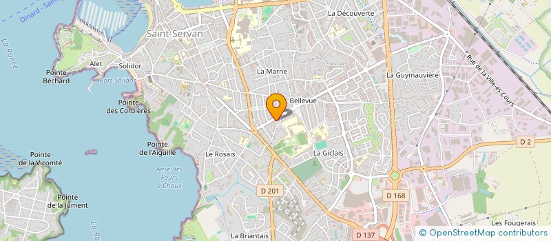 localisation de l'entreprise MONSIEUR THOMAS PRIEUX  SAINT-MALO