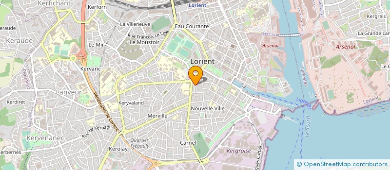 localisation de l'entreprise MONSIEUR THOMAS PROUVOYEUR à LORIENT
