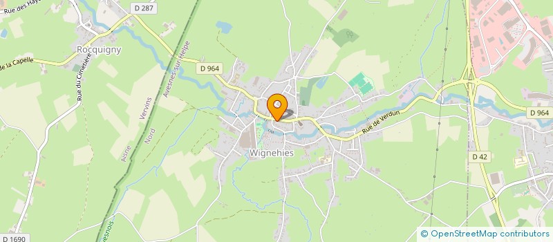 localisation de l'entreprise MONSIEUR THOMAS PRUDENCE  WIGNEHIES