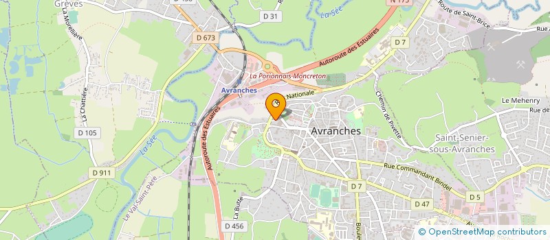 localisation de l'entreprise MONSIEUR THOMAS PRUVOST  AVRANCHES