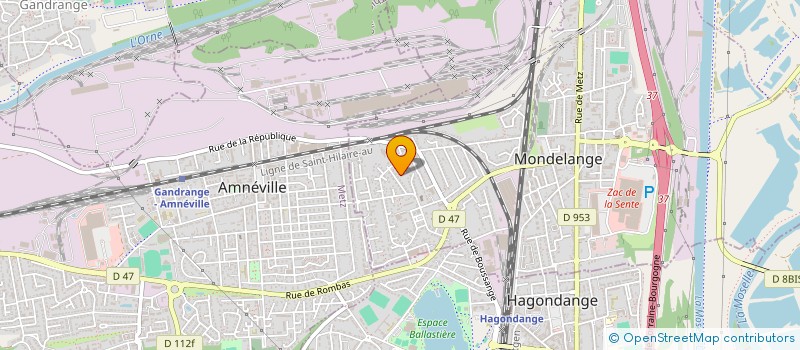 localisation de l'entreprise MONSIEUR THOMAS PRUVOST  MONDELANGE