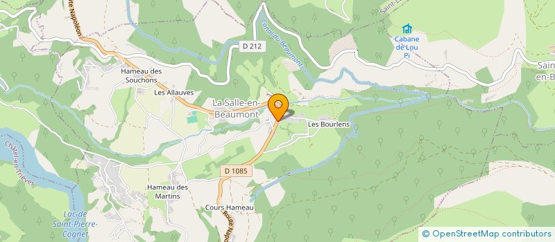 localisation de l'entreprise MONSIEUR THOMAS PUERARI  SAINT-LAURENT-EN-BEAUMONT