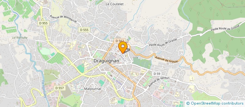 localisation de l'entreprise MONSIEUR THOMAS PUGLISI  DRAGUIGNAN