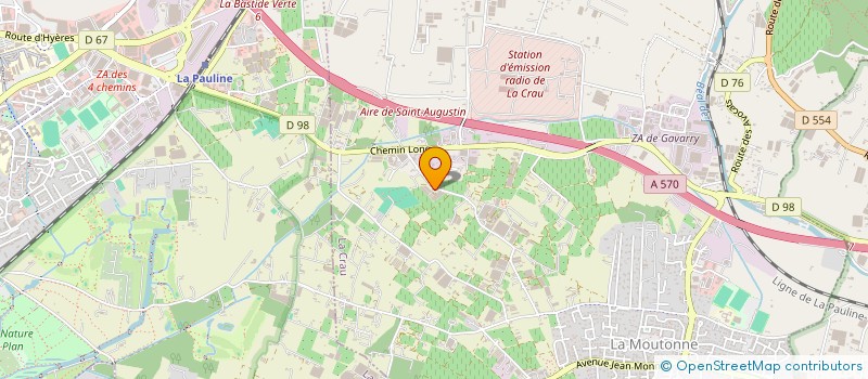 localisation de l'entreprise MONSIEUR THOMAS PUSTEL  LA CRAU