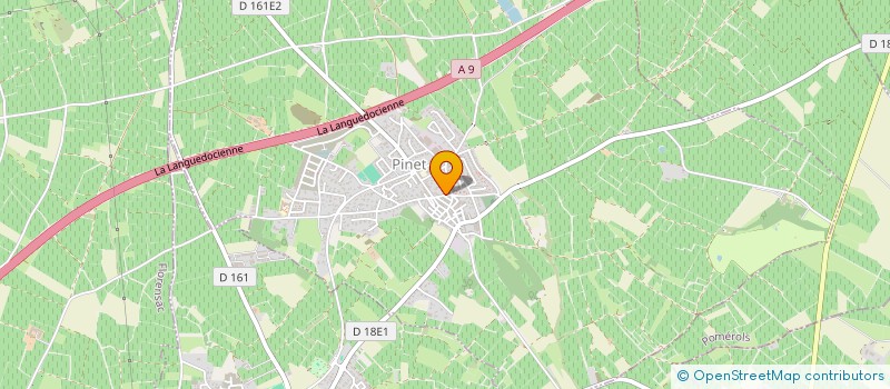 localisation de l'entreprise MONSIEUR THOMAS PUYO  PINET