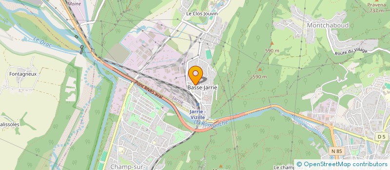 localisation de l'entreprise MONSIEUR THOMAS QUATELA  JARRIE