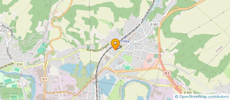 localisation de l'entreprise MONSIEUR THOMAS QUELLIEN  CROUY