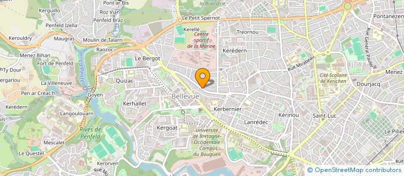 localisation de l'entreprise MONSIEUR THOMAS QUENEA à BREST
