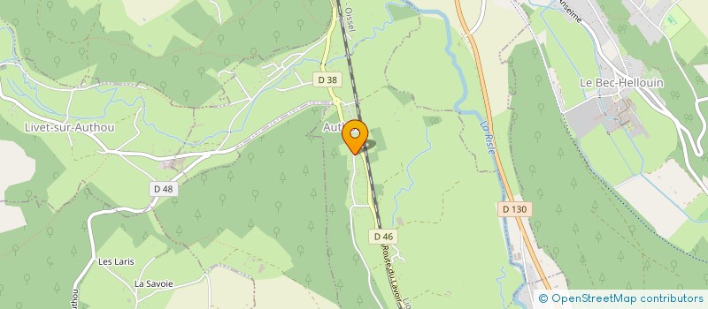 localisation de l'entreprise MONSIEUR THOMAS QUEREY  AUTHOU