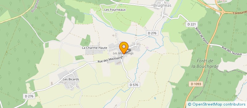 localisation de l'entreprise MONSIEUR THOMAS QUESNEL-CHAUMEREUX  BRUGHEAS