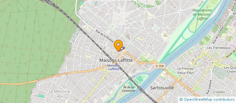 localisation de l'entreprise MONSIEUR THOMAS QUINQUIS  MAISONS-LAFFITTE