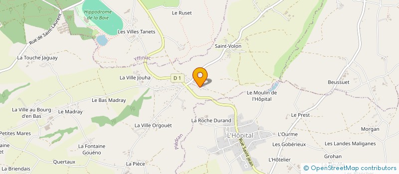 localisation de l'entreprise MONSIEUR THOMAS QUINTIN  PLEDRAN