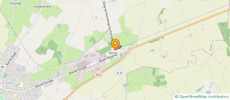 localisation de l'entreprise MONSIEUR THOMAS RABAUD  COEX