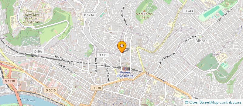 localisation de l'entreprise MONSIEUR THOMAS RABINEAU  ROUEN