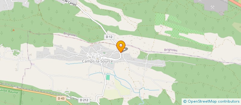 localisation de l'entreprise MONSIEUR THOMAS RABOUIN  CAMPS-LA-SOURCE