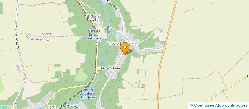 localisation de l'entreprise MONSIEUR THOMAS RABU  BOISSY-LA-RIVIERE