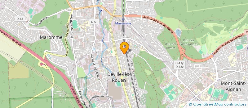 localisation de l'entreprise MONSIEUR THOMAS RAGARU à DEVILLE-LES-ROUEN