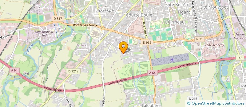 localisation de l'entreprise MONSIEUR THOMAS RALUY  LALOUBERE