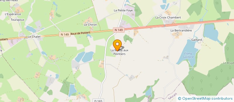 localisation de l'entreprise MONSIEUR THOMAS RAMBAULT  LA PEYRATTE