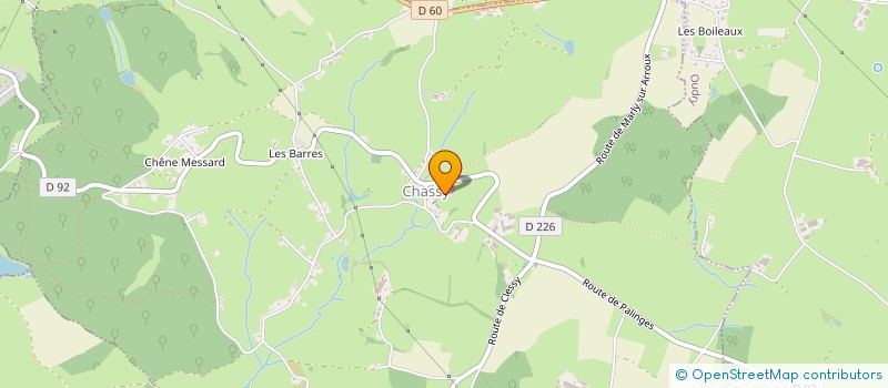 localisation de l'entreprise MONSIEUR THOMAS RAMEAU  CHASSY