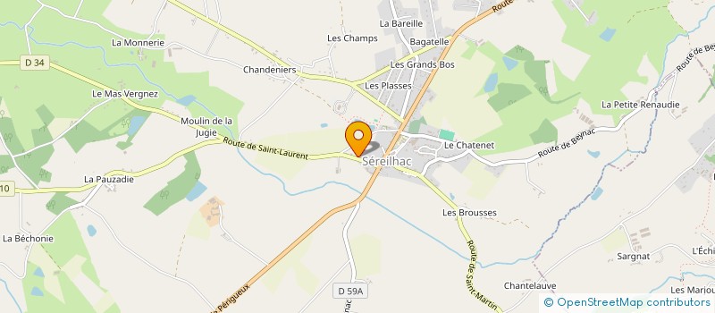 localisation de l'entreprise MONSIEUR THOMAS RAMIANDRASON à SEREILHAC