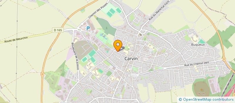 localisation de l'entreprise MONSIEUR THOMAS RANCHY  CARVIN