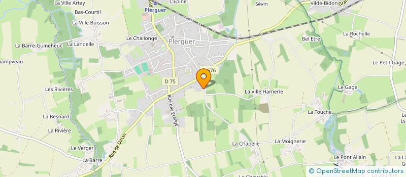 localisation de l'entreprise MONSIEUR THOMAS RANVAL  PLERGUER