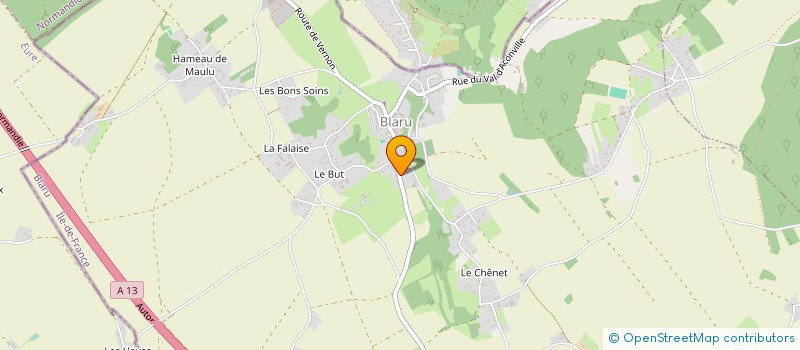 localisation de l'entreprise MONSIEUR THOMAS RAULET  BLARU